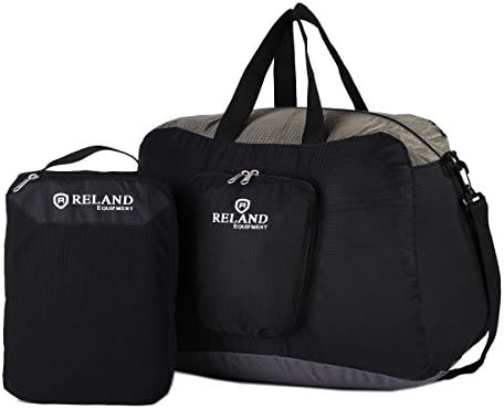 Reland Travel Duffel Bag Foldable Lightweight Luggage Sports Gym for Men & Women