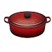 Le Creuset Cast Iron Oval Casserole, Cerise, 29 cm