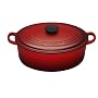 Le Creuset Cast Iron Oval Casserole, Cerise, 27 cm