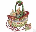 Jim Shore Heartwood Creek Sleigh with Ornaments Figurine, Set of 6, 8-1/2-Inch