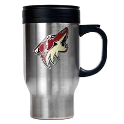 Phoenix Coyotes NHL Stainless Steel Travel Mug - Primary Logo