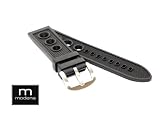 24mm Classic Diver Rubber MODENA Rubber watch band w Tang Buckle