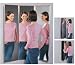 Triple View Mirror - Full Length - Over the Door - 4 Panel Mirror