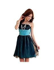 Spaghetti Strap Tulle  Homecoming Dress  With a Bow(s)