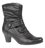 Signora Comfort, Damen Stiefelette, schwarz, RENO Art. 27428