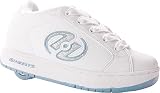  : Heelys Little Kid/Big Kid Glitter Skate Shoe,White/Light Blue,1 M US Little Kid