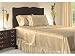 Luxurious Twin Size Champagne Satin Sheet Set