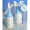 Blue Baby Bottle Candle Favor