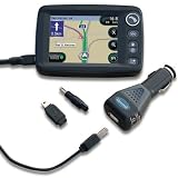 Covertec CCS76 GPS Car Charger Kit for TomTom, Garmin (NUVI 200 200W 250 250W 260 270 310 350 360 370 610 650 660 670 6840 750 760 770), Navman, Mitac, Navman, Qtek, ViaMichelin GPS