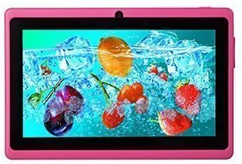 ColaPad 7" Inch Quad Core DDR3 8G 1024*600 HD Resolution Dual Camera Android 4.4 KitKat 5 Point Capactive Touchscreen Google Play   Pre-loaded 3D-Game Supported External 3G Dongle Tablet PC Pink