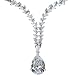 Celebrity Style Jewelry -Marilyn's Vintage CZ Necklace