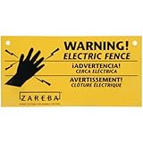 Zareba WS100 Warning Signs, 10-Pack