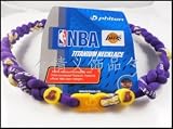 Phiten Necklace X30 NBA Tornado Los Angeles Lakers 22"