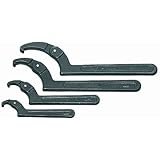 Williams WS-474 4-Piece Adjustable Hook Spanner Wrench Set