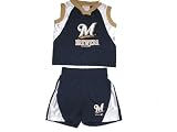 Milwaukee Brewers Toddler Tank Top Shorts Set 2T