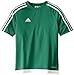 adidas Kids' Soccer Estro Jersey, Bold Green/White, Small