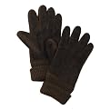 Men's Suede Knit Glove - Brown