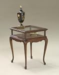 Plantation Cherry Glass Curio Table On line