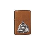 Zippo Buddha Emblem Toffee Pocket Lighter
