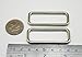Metal Silvery Rectangle Buckle 2