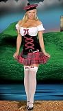 Original Womens Miss Scottish Sassy Lassie Costume (plus sizes too!)