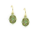 Petite Pretties Garden Hues Drop Earrings by 1928 Jewelry Company