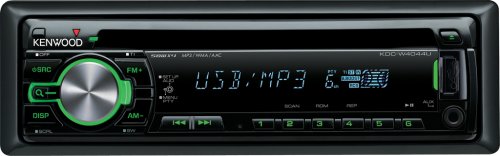 Kenwood KDC W 4044 UG CD-MP3-Tuner (Front AUX, Front USB) schwarz
