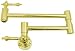 Polished Brass Kitchen 2 Lever Handle Pot Filler Faucet Image