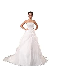 Strapless Applique Lace Corset   Waistline  Dress