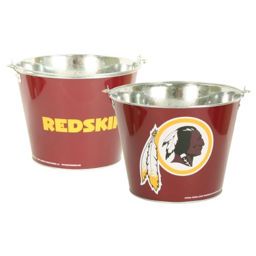 Washington Redskins Two-Sided Print Beer Bucket (Holds up to 8 Long Necks + Ice)