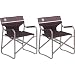Coleman Aluminum Portable Deck Chair 2-pack Light Weight Frame, Heavy Duty Fabric