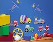 Olive KidsTM Trains, Planes and Trucks Wallies Wallpaper Cutouts