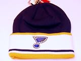 ST LOUIS BLUES Cuffed Knit Beanie Hat Ski Cap Skully by Reebok
