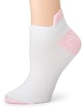 Wrightsock Women's 3-Pack Coolmesh Tab Socks,White/Pink,Small