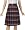 burgundy/gray/white *plaid #91*
