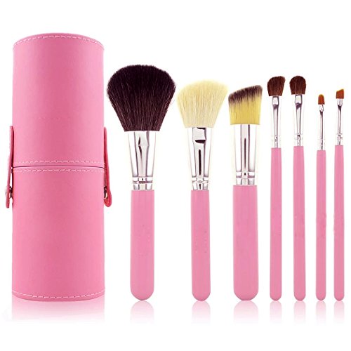 MUFY 7 Count Professional Studio Brush Set With Protective Cylindrical Box
