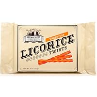 Newman's Own Organics Tangerine Licorice Twists, 5-Ounce Packages (Pack of 15)