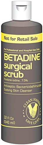 PURDUE 516074 Betadine Surgical Scrub, 32 oz