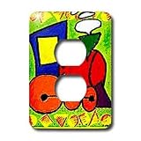 Trains - Choo Choo Train - Light Switch Covers - 2 plug outlet cover