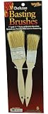 Deluxe Basting Brushes with Natural Bristles, 2-pc Set