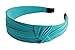 Bargain Headbands Aqua Blue, Gorgeous Elegant Knotted Hard Headband