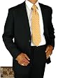 Black Italian Linen Men Suits Oscar By Valenti Hand Tailored Two Button Suit Sporty Casual Apparel Complete with Jacket and Pants Lapel Hand Pick Stitching