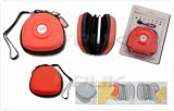 RACING RED SONY PSP UMD DISC & MEMORY CARD HOLDER CARRY CASE BAG HOLDER