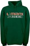 Miami Hurricanes Green Rowing Hooded Sweatshirt