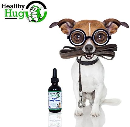 Dogs &amp; Cats Anxiety Stress Relief Calming solution 59ml Scared or Nervous pets Healthy Hugo want your pets to be happy, healthy and stress free