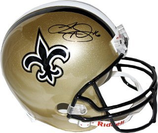 Lance Moore Signed New Orleans Saints Full Size Replica Helmet