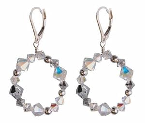Crystal Loop Earrings