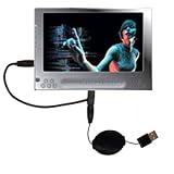 Electronics : Retractable USB Cable for the Archos 704 WiFi with Power Hot Sync and Charge capabilities - Gomadic Brand w/ TipExchange Technology