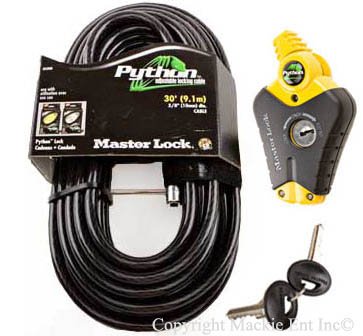 Master Lock - Python Adjustable Cable Locks #8428-30