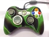 2in1 combo Silicone Skin Military Camouflage Black Green and Red White Game Controller Protection